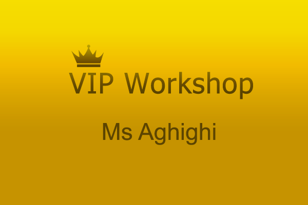 VIP Workshop Ms Aghighi