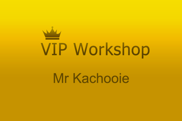 VIP Workshop Mr Kachooie